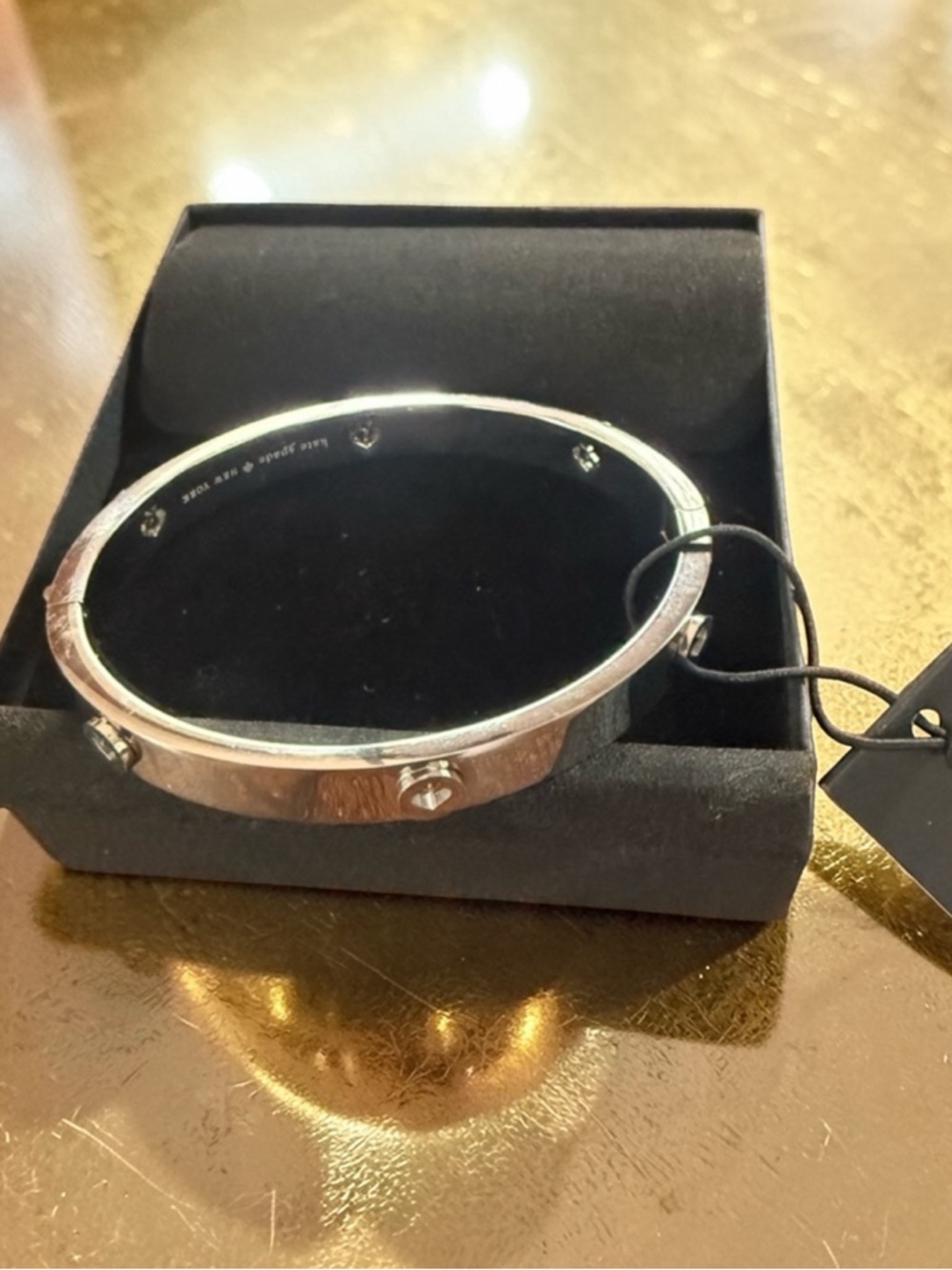 Kate Spade Silver Bangle Bracelet - Picture 4 of 4